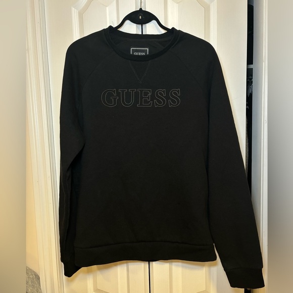 GUESS - Men's Black Sweater in Size L - Picture 2 of 10